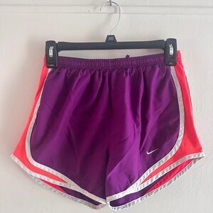 NIKE Women’s S Running Shorts - bright magenta/purple and neon orange!